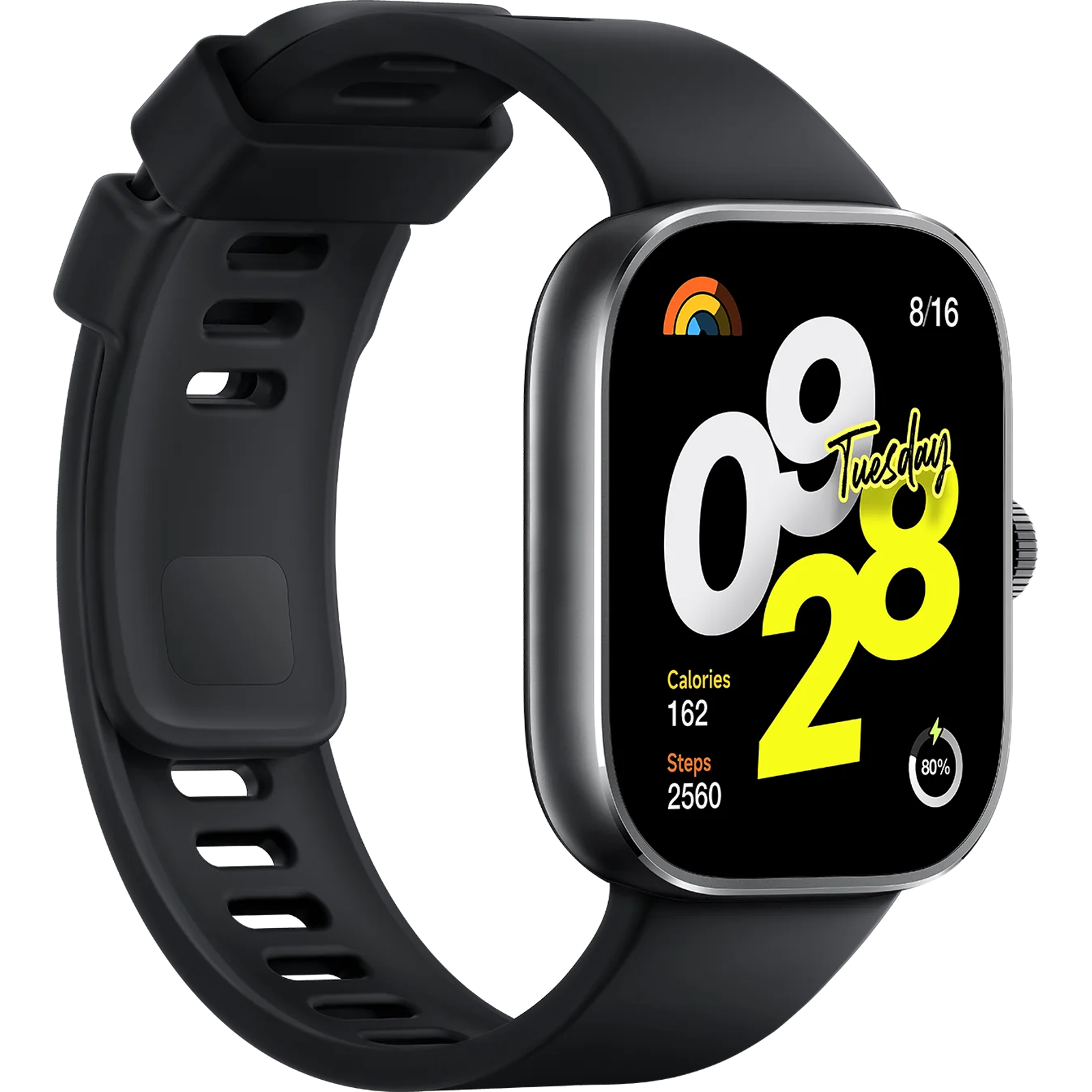 שעון ספורט חכם Xiaomi Redmi Watch 4 - צבע שחור שנה אחריות ע