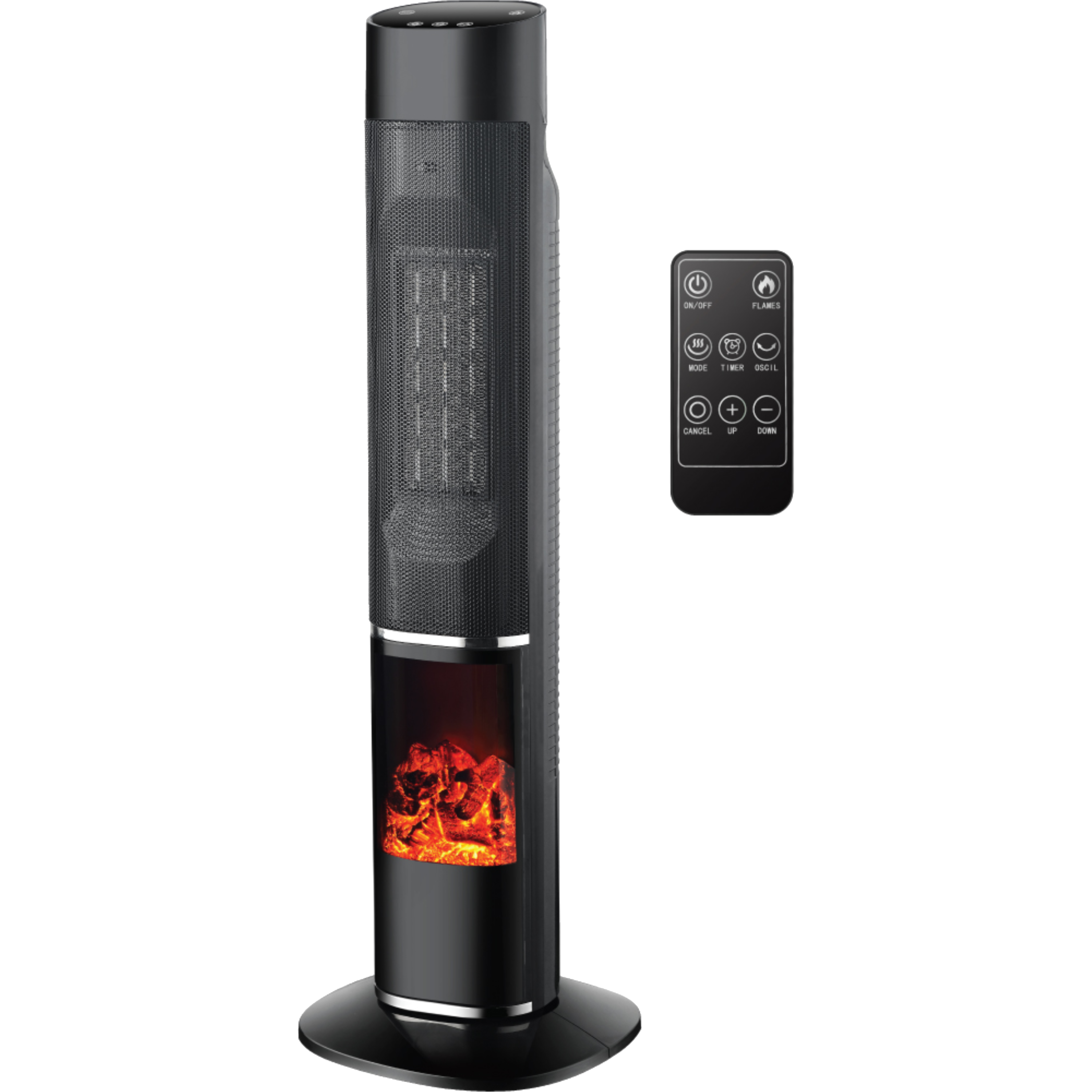 תנור חימום מסתובב Homex HPT-2000 - צבע שחור אחריות ע