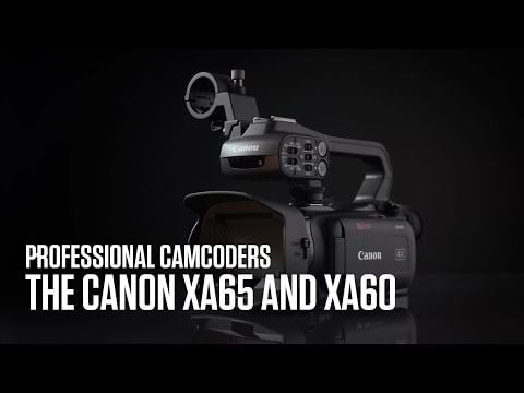 מצלמת וידאו מקצועית Canon XA65 UHD 4K - צבע שחור שלוש שנות אחריות ע