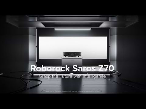 שואב אבק רובוטי עם זרוע נשלף Roborock Saros Z70 - צבע שחור אחריות ע