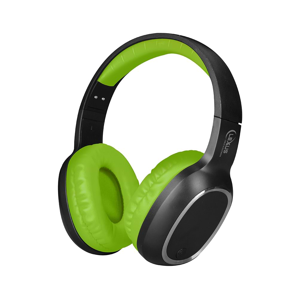 LEXUS HS-260BT אוזניות אלחוטיות+מיקרופון מובנה צבע שחור ירוק