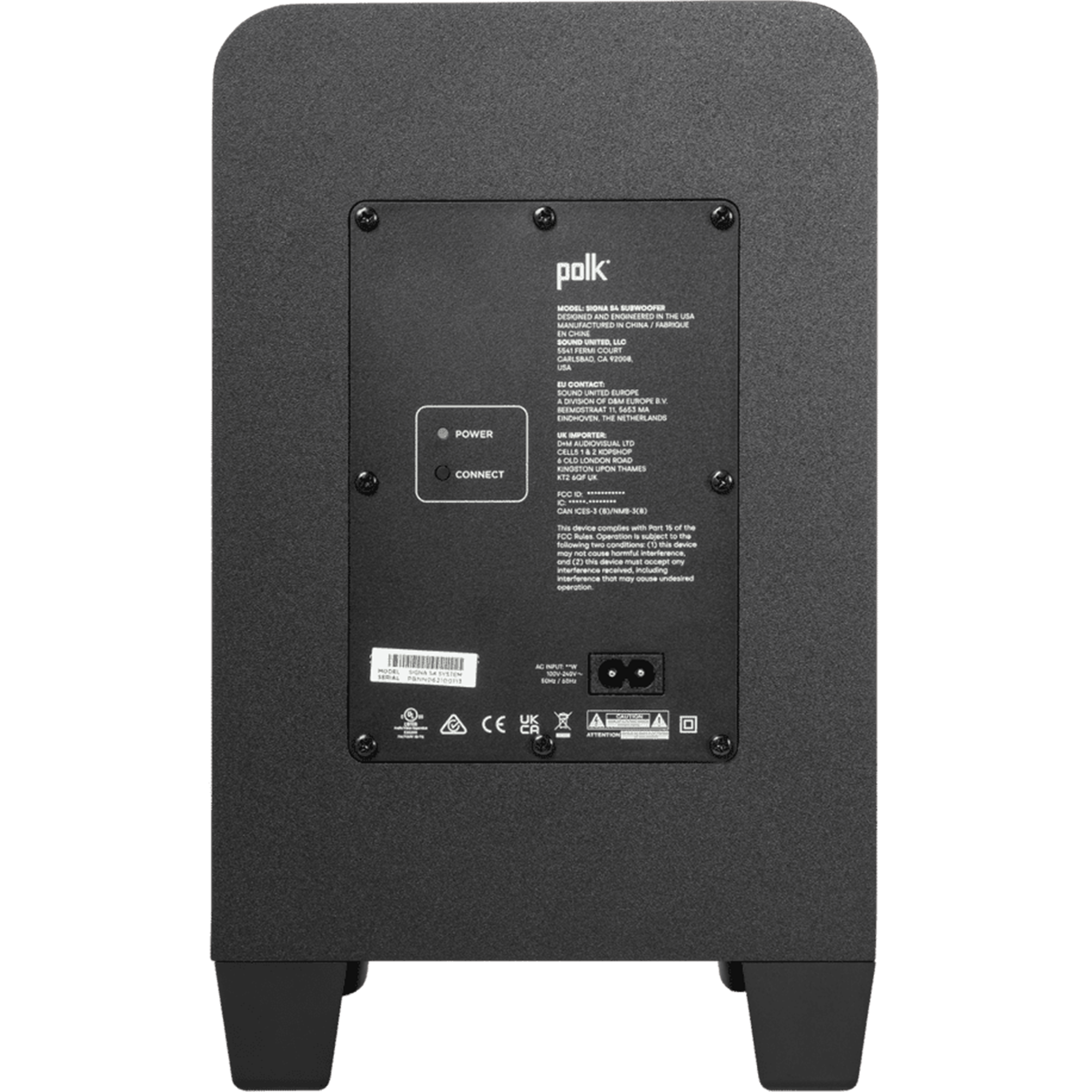 מקרן קול Polk Audio Signa S4 3.1.2 - צבע שחור שנה אחריות ע