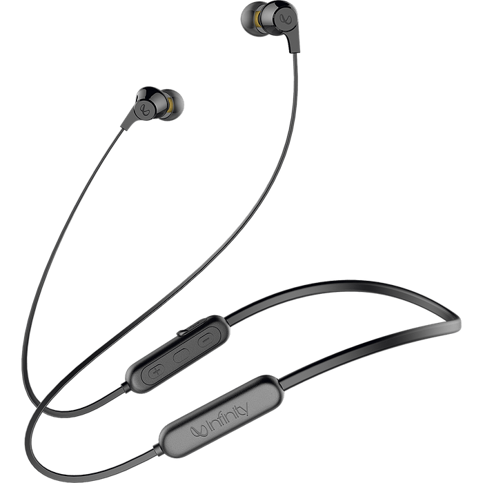 אוזניות אלחוטיות Infinity by Harman Tranz N300 IPX5 - צבע שחור שנה אחריות עי היבואן הרשמי