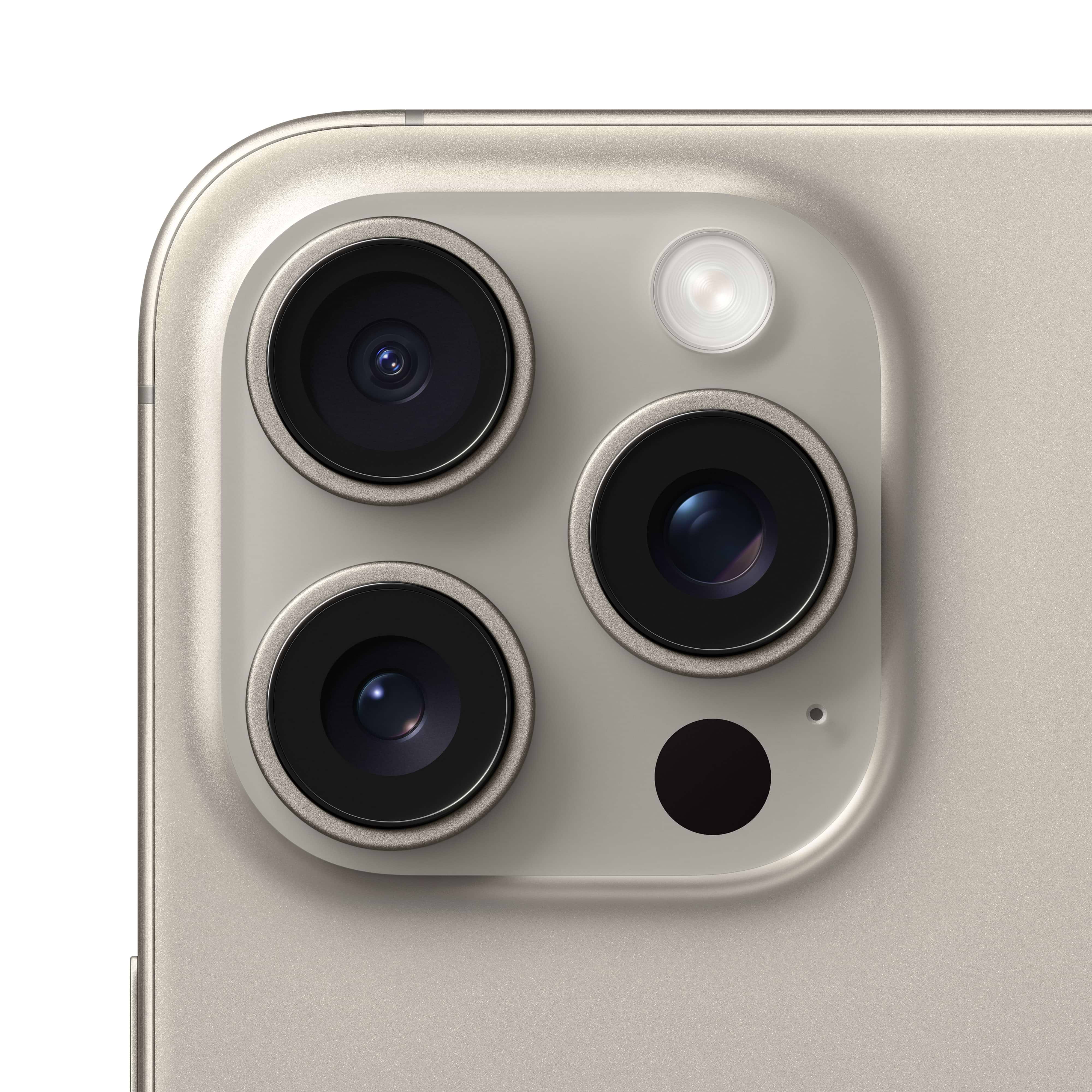 סמארטפון Apple iPhone 15 Pro Max 512GB - צבע טיטניום טבעי שנה אחריות ע״י היבואן הרשמי 