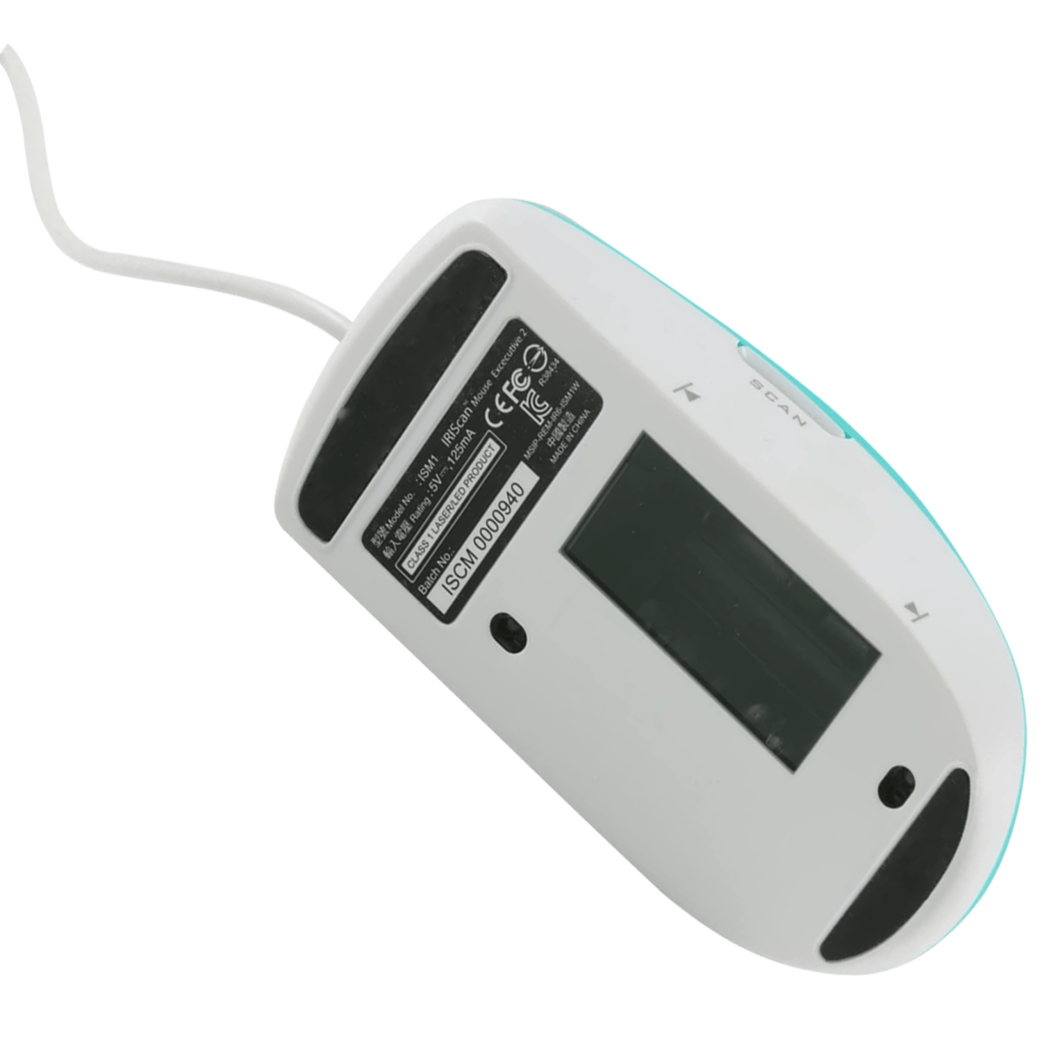 עכבר סורק חוטי Canon Iriscan Mouse Executive 2 - צבע לבן שנה אחריות ע