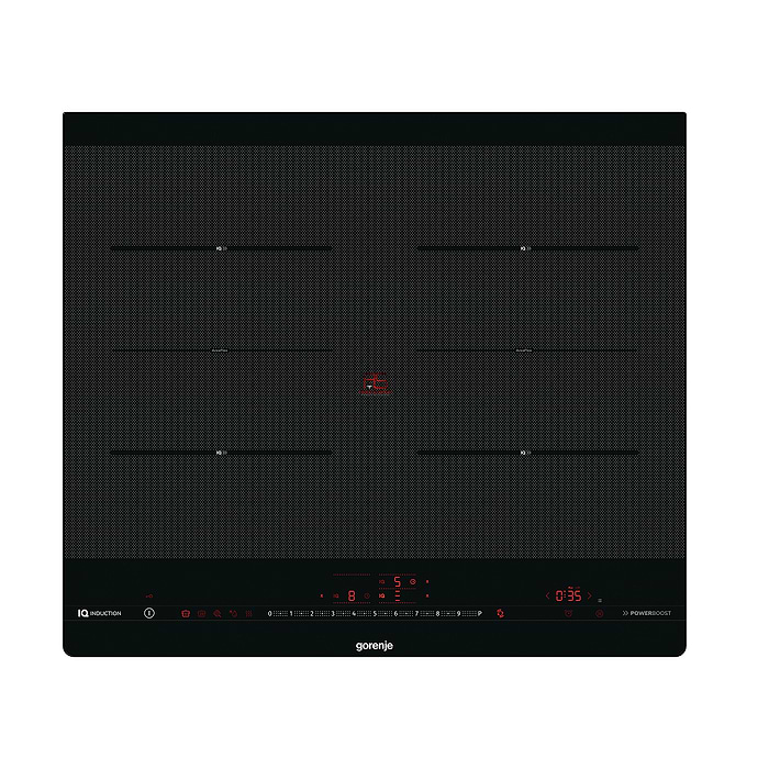 כיריים Gorenje  אינדוקציה  פלקס מלא IS646BG IQ - צבע נירוסטה אחריות ע"י היבואן הרשמי  