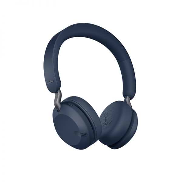 אוזניות אלחוטיות Jabra Elite 45h - צבע כחול שנתיים אחריות ע