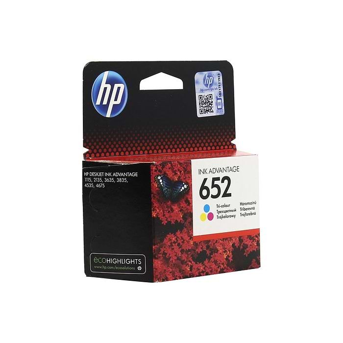 ראש דיו צבעוני סדרה F6V24AE 652 למדפסת דגם HP DeskJet 3788/3789/3790/3835
