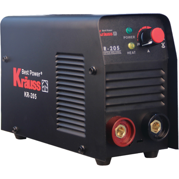 רתכת אלקטרונית 200A כולל מזוודה קשיחה Krauss KR-205A - אחריות עי היבואן הרשמי