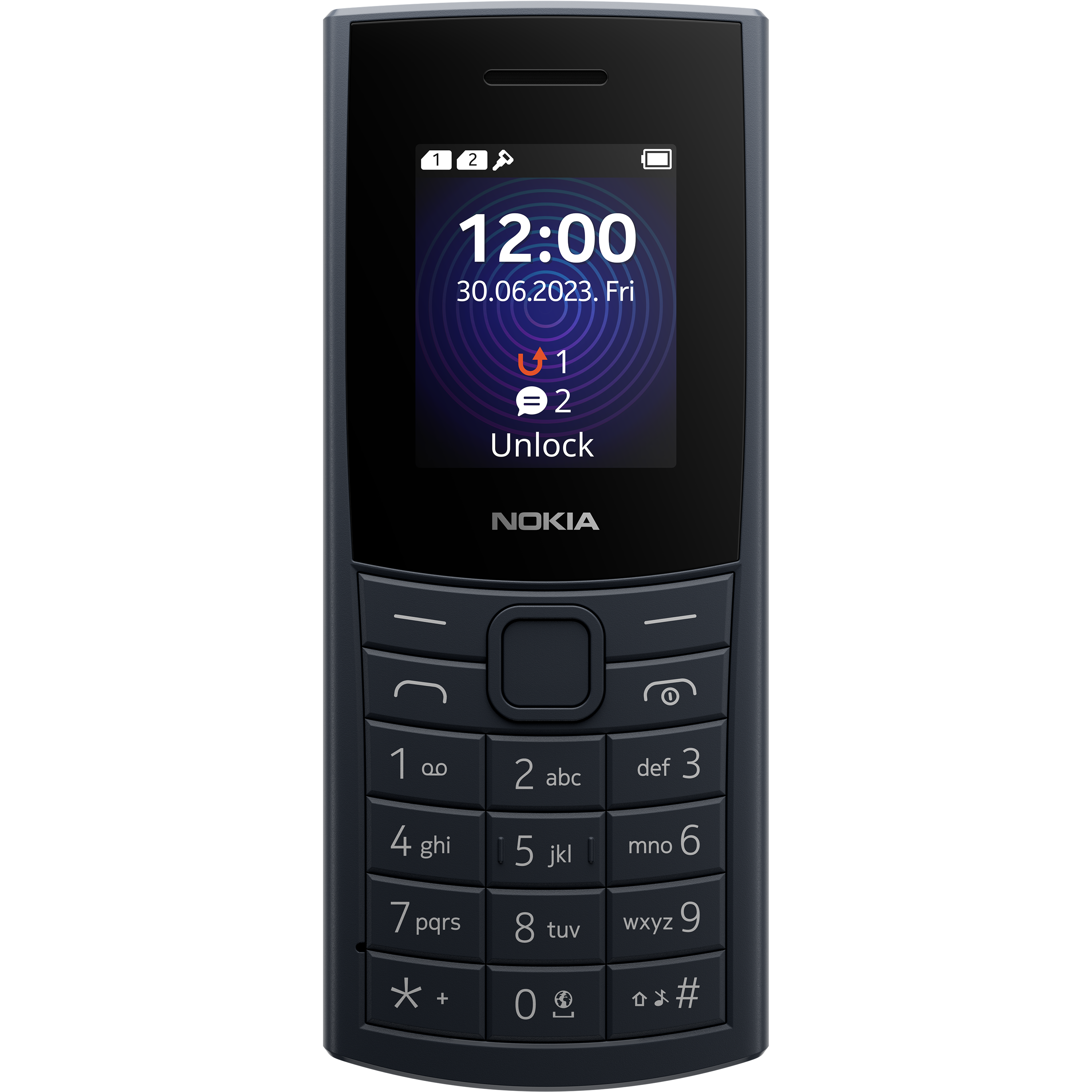 טלפון סלולרי Nokia 110 4G TA-1549 - צבע כחול חצות שנה אחריות ע