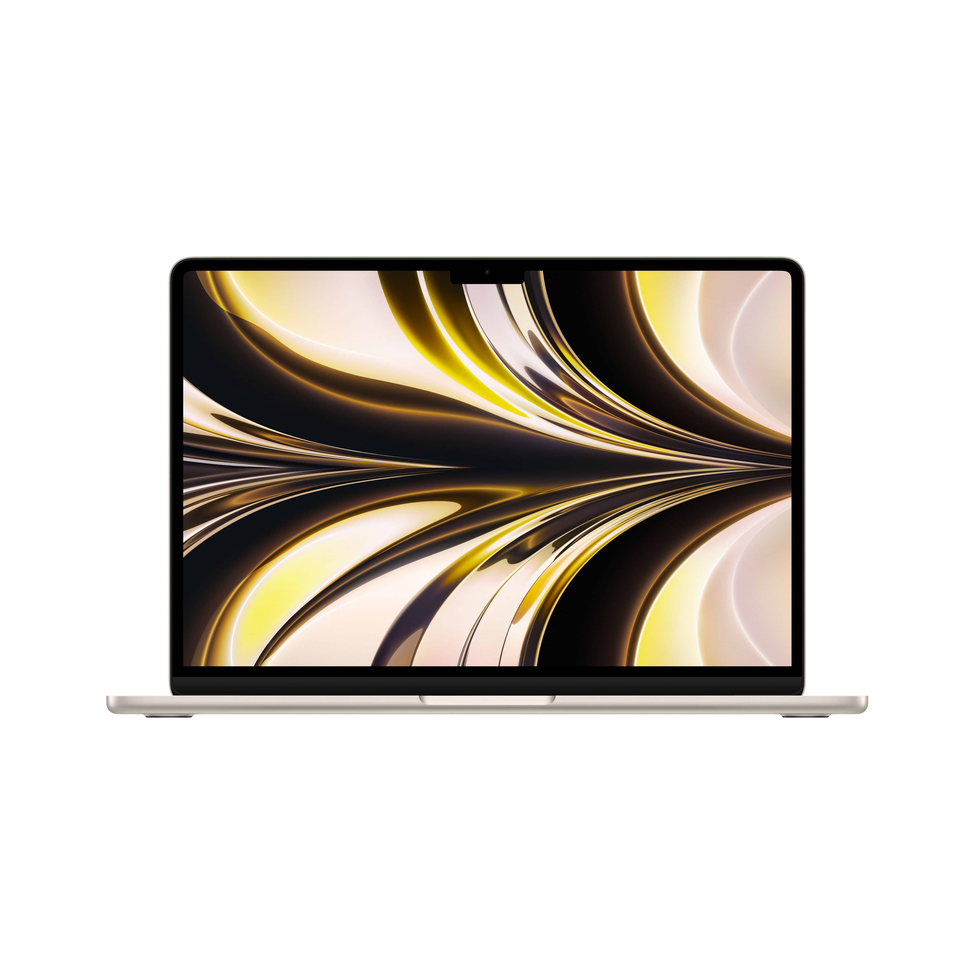 מחשב נייד Apple MacBook Air 13 - Z15Y000R4 M2 Chip 8-Core CPU 8-Core GPU 256GB SSD 16GB Unified Memory - צבע אור כוכבים שנה אחריות ע
