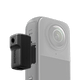 מתאם מיקרופון למצלמת Insta360 X4 - צבע שחור שנה אחריות ע"י היבואן הרשמי