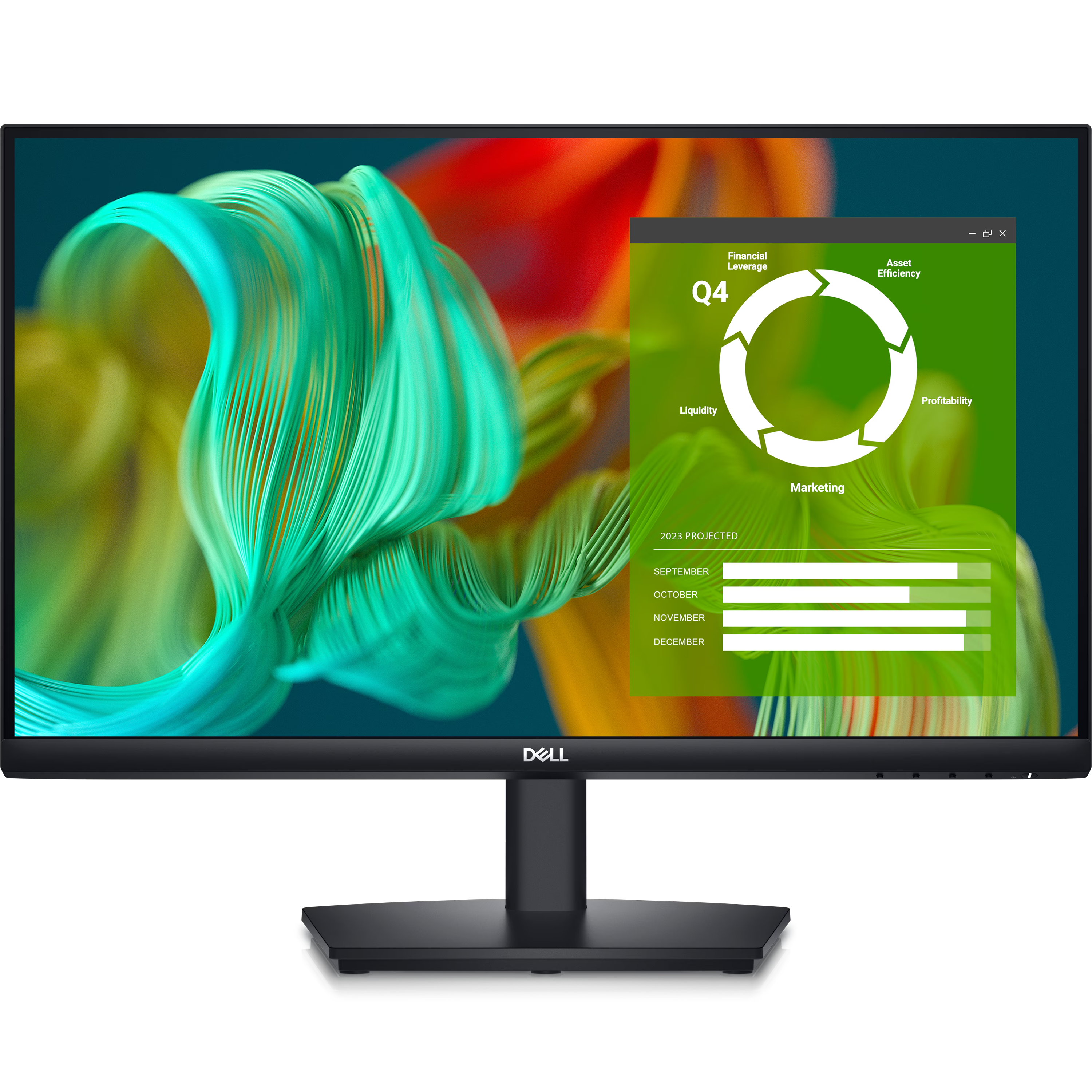 מסך מחשב 23.8'' Dell E2424HS VA FHD - צבע שחור שלוש שנות אחריות ע