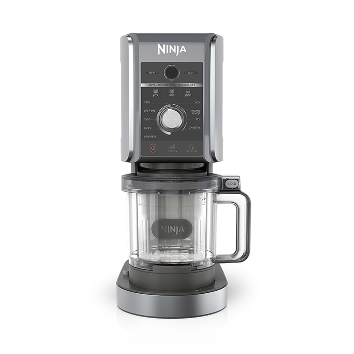 מכונת גלידה Ninja Creami Deluxe NC503 - שנתיים אחריות ע"י היבואן הרשמי 