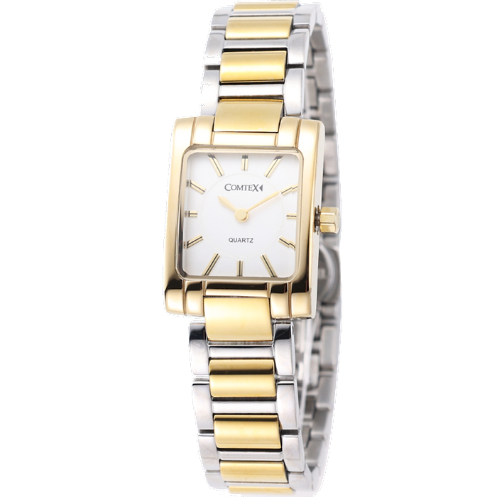 שעון יד לגבר COMTEX S66L-3 22mm - צבע כסוף זהב