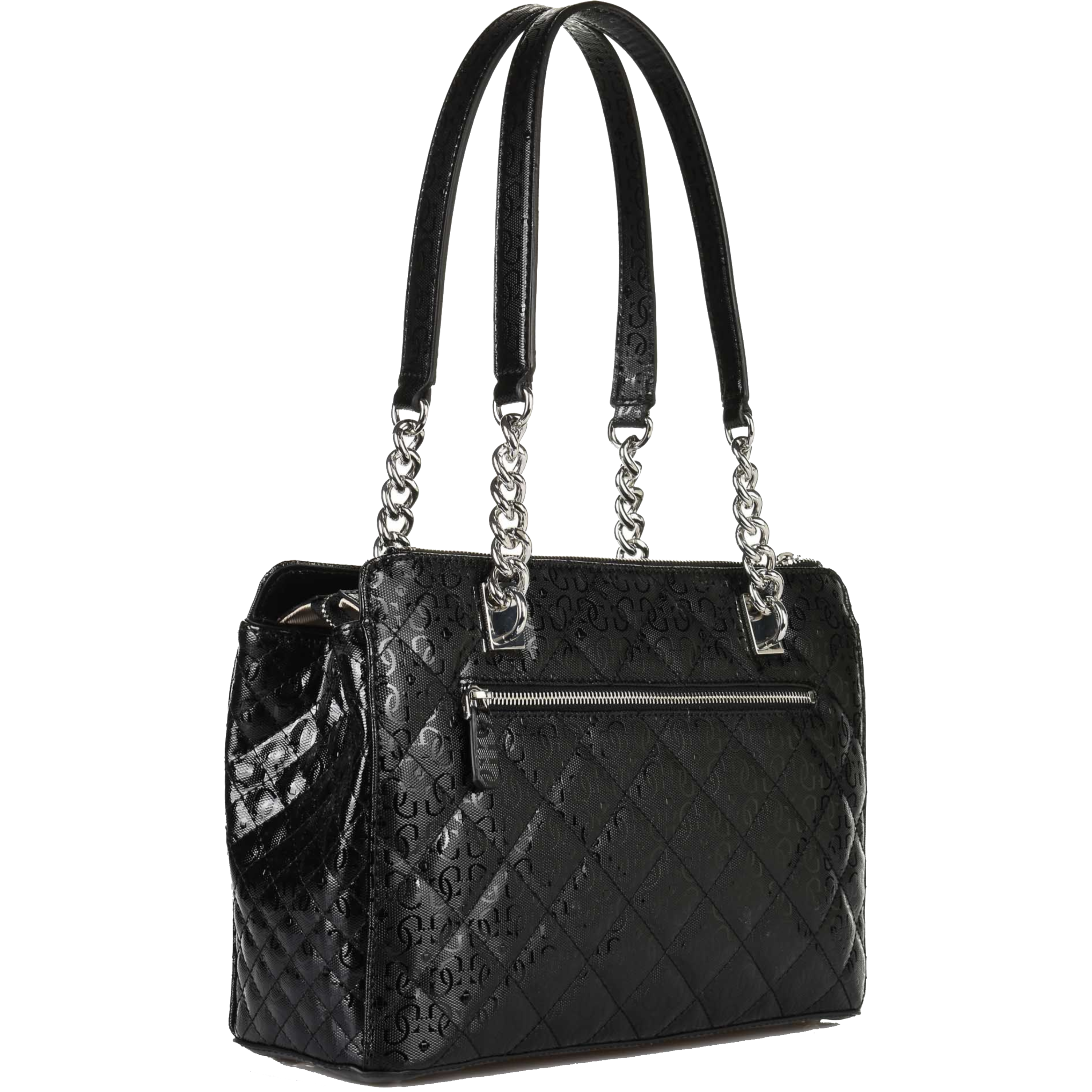 תיק לנשים דגם Guess Queenie Luxury Carryall - צבע שחור