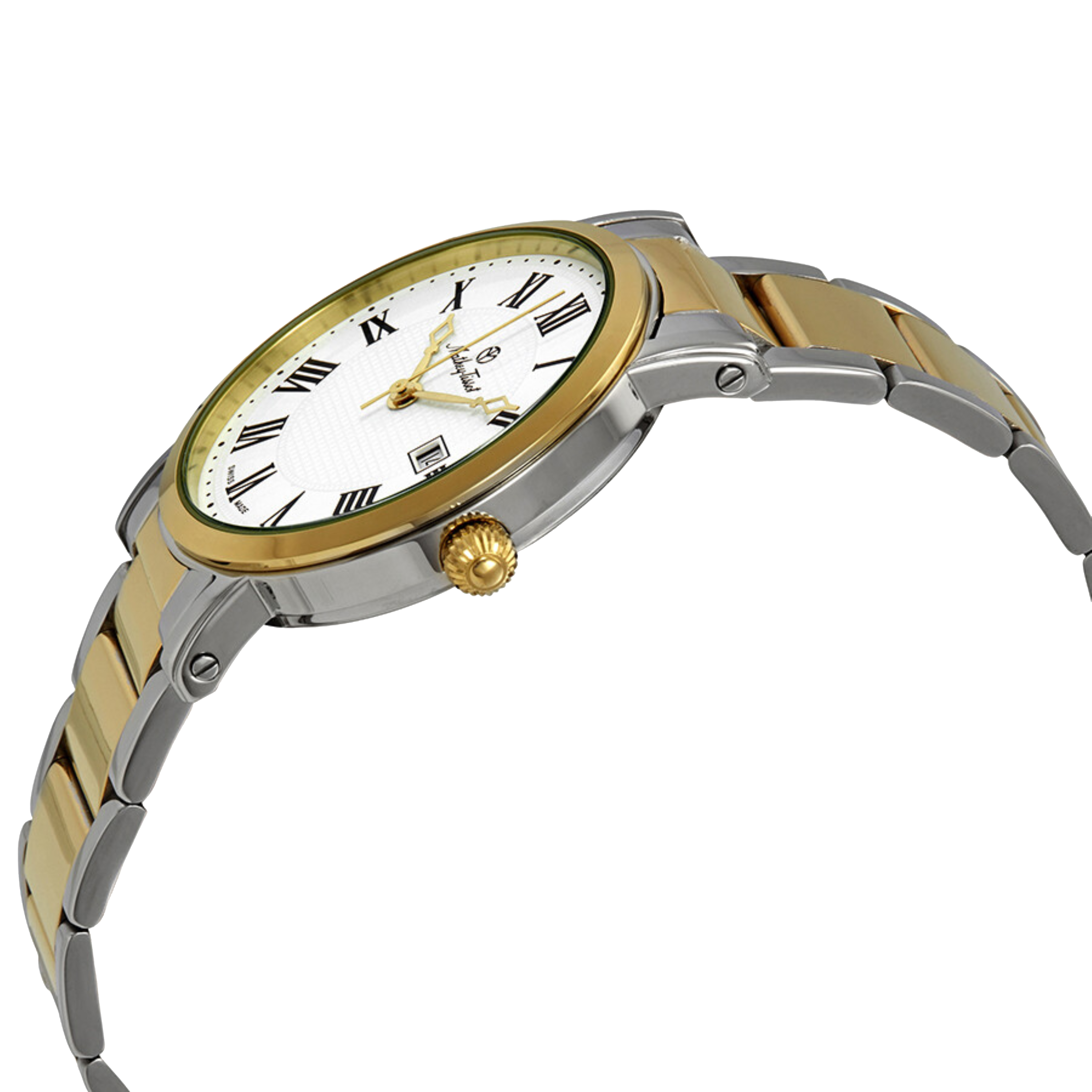 שעון יד לגבר Mathey Tissot H611251MBR 38mm צבע כסף/זהב ספרות רומיות - אחריות לשנתיים