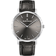 שעון לגבר Claude Bernard 20219 3 GIN 41mm צבע אפור כהה/ספיר קריסטל - אחריות לשנתיים