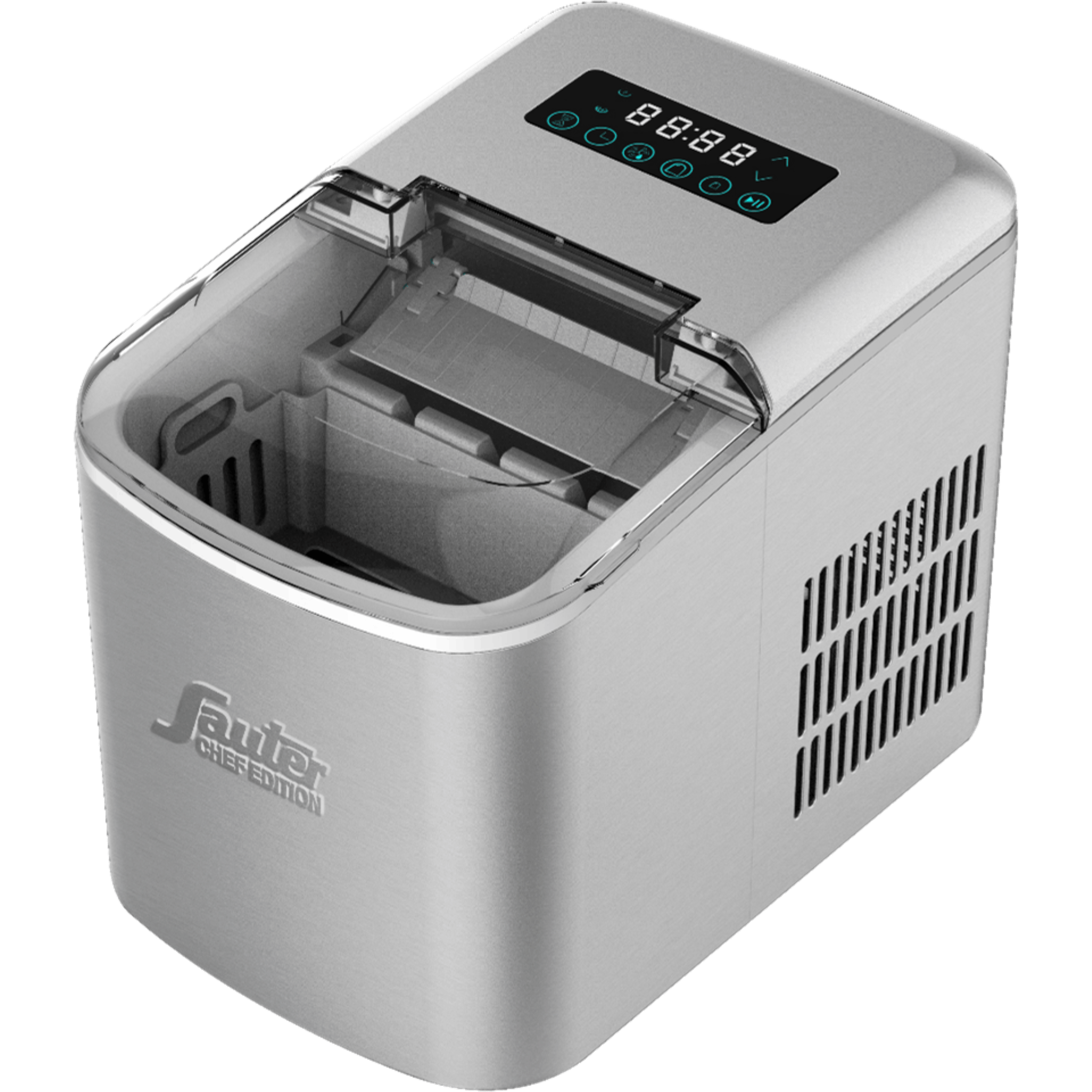 מכונת קרח דיגיטלית נירוסטה Sauter ICM1521 - אחריות ע