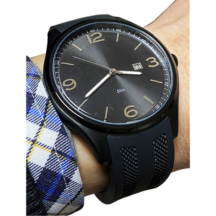 שעון יד לגבר COMTEX S7G-3 44mm - צבע שחור אחריות לשנה עי היבואן הרשמי