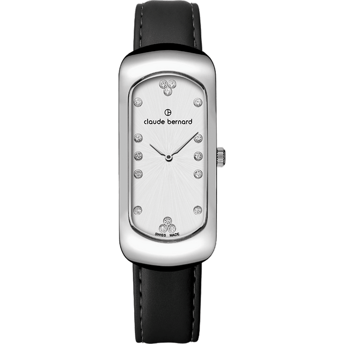 שעון יד לאישה Claude Bernard 20227 3 APN 20mm צבע שחור/ספיר קריסטל - אחריות לשנה עי היבואן