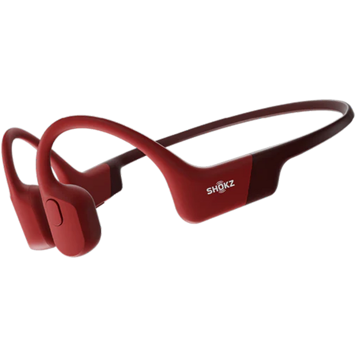 אוזניות עצם אלחוטיות Shockz OpenRun IP67 - צבע אדום שנתיים אחריות עי היבואן הרשמי