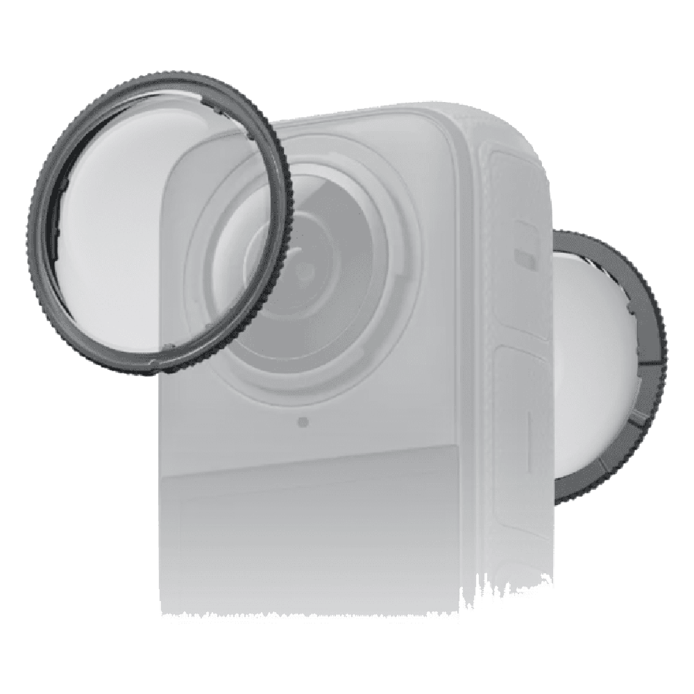 מגן עדשות סטנדרטי למצלמת Insta360 X4 Standard Lens Guards - צבע שחור