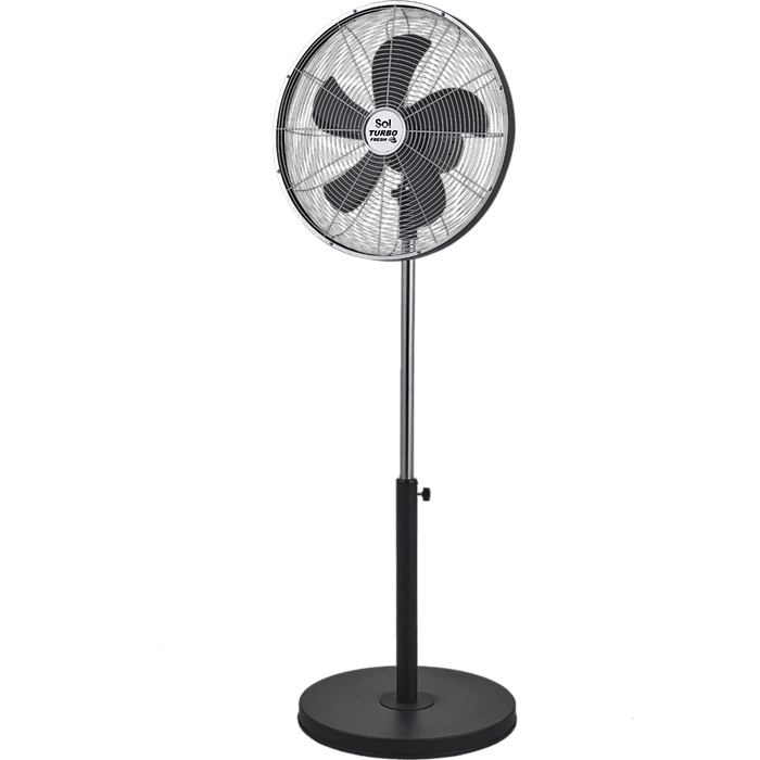 מאוורר עמוד 16 SOL SL-5300 - צבע שחור מט אחריות עי היבואן הרשמי 
