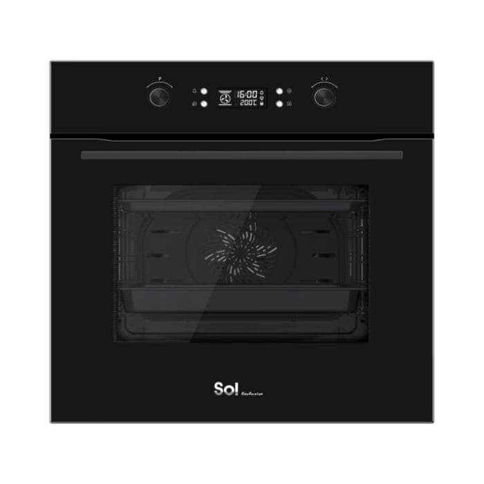תנור בנוי פירוליטי SOL HO-9907 גימור שחור 