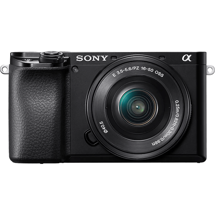 מצלמה דיגיטלית ללא מראה הכוללת עדשה Sony Alpha 6100 E PZ 16-50mm f/3.5-5.6 OSS - צבע שחור שלוש שנות אחריות עי היבואן הרשמי