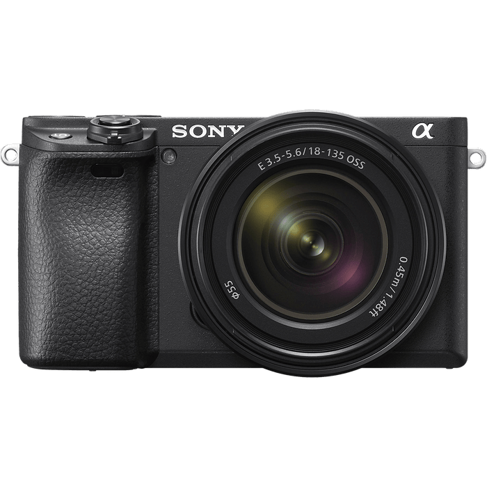 מצלמה דיגיטלית ללא מראה הכוללת עדשה Sony Alpha 6400 E 18-135mm f/3.5-5.6 OSS - צבע שחור שלוש שנות אחריות עי היבואן הרשמי