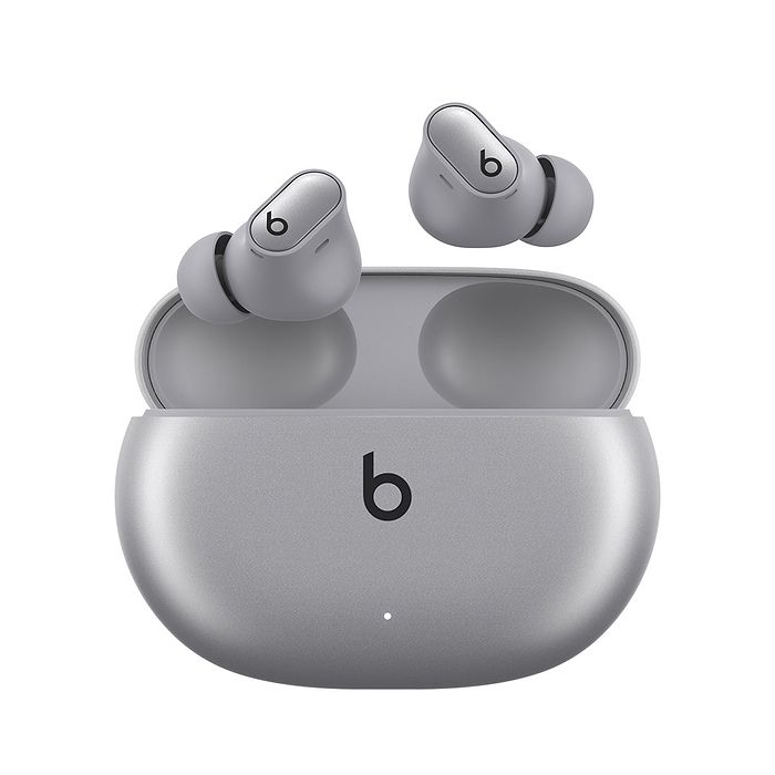 אוזניות Beats Studio Buds+ True Wireless - צבע כסוף שנה אחריות ע״י יבואן רשמי