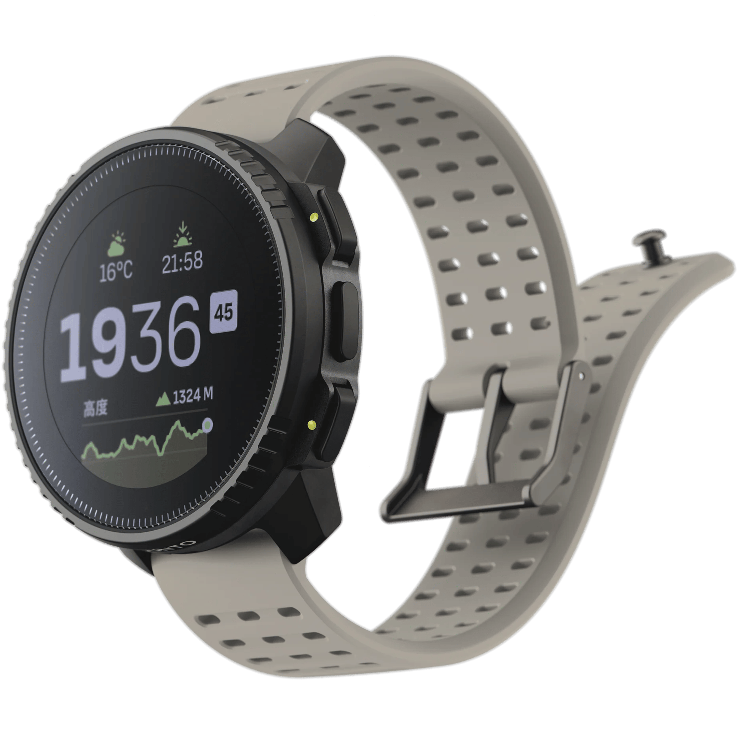 שעון ספורט חכם Suunto Vertical GPS 49mm - צבע שחור ואפור שנתיים אחריות ע