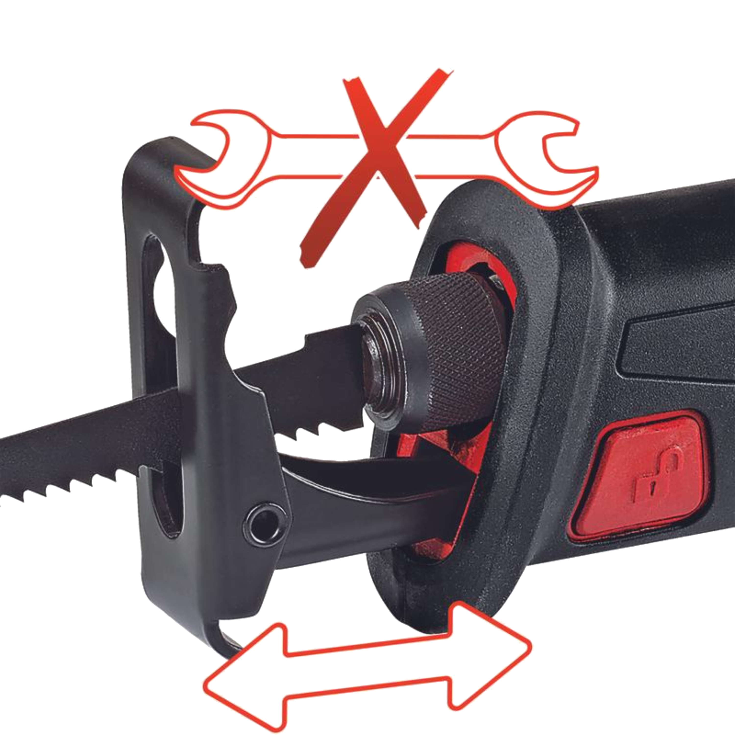 מסור חרב נטען  18V (גוף )  Einhell TE-AP 18 LI-SOLO – שנתיים אחריות  ע