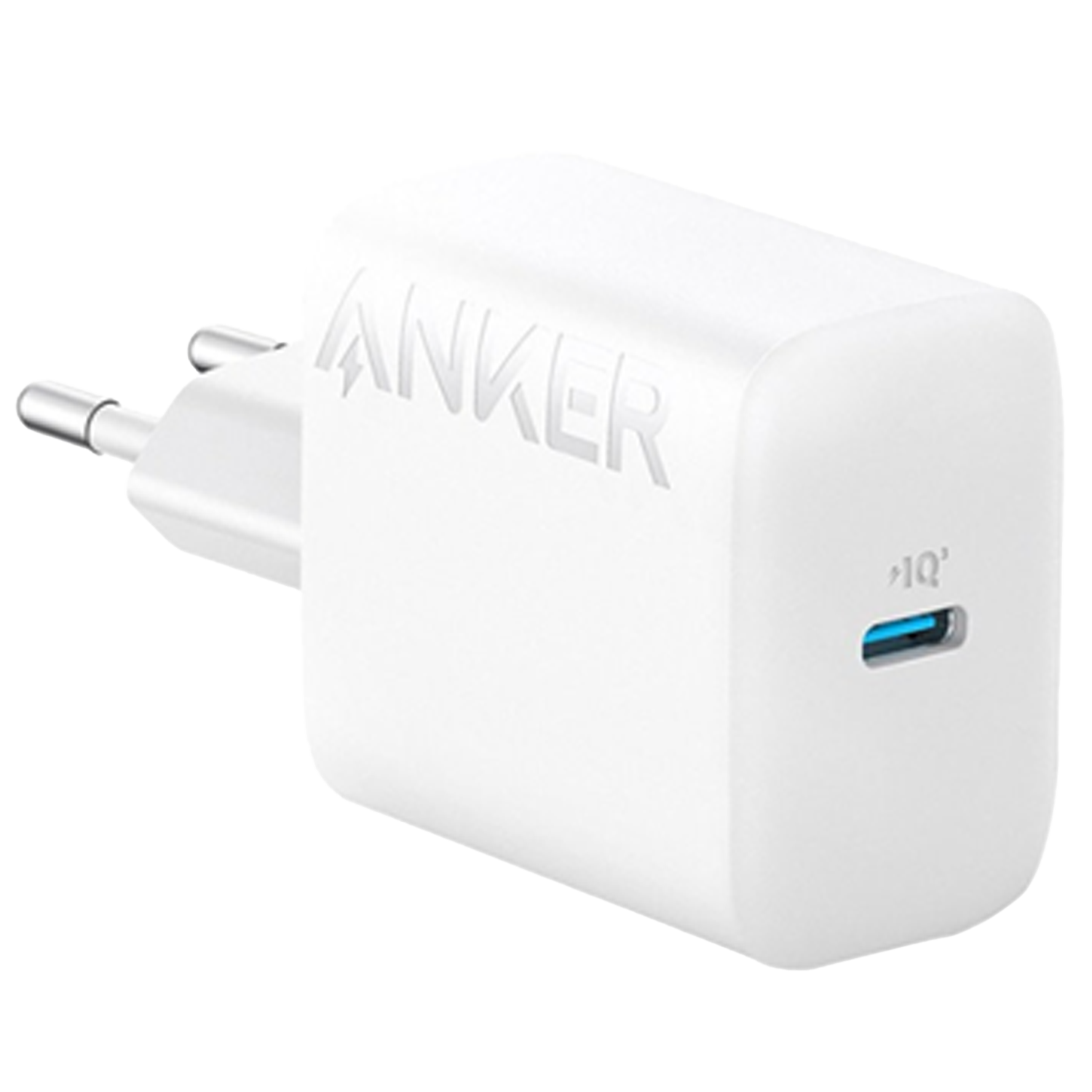 מטען קיר Anker 312 20W PowerIQ USB-C - צבע לבן שנה אחריות ע