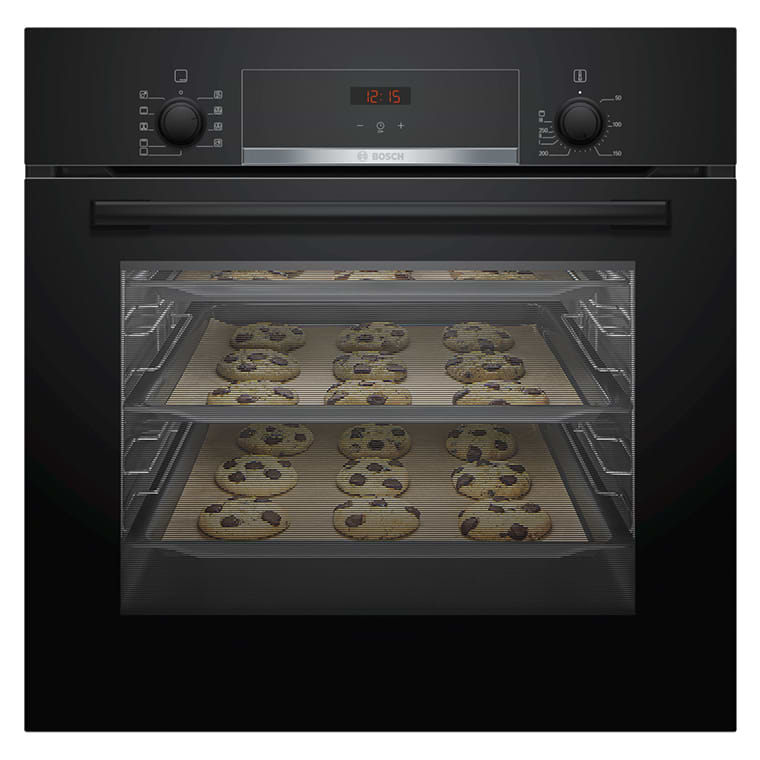 תנור אפייה בנוי 66 ליטר שחור דגם  BOSCH HBF534EB0Q