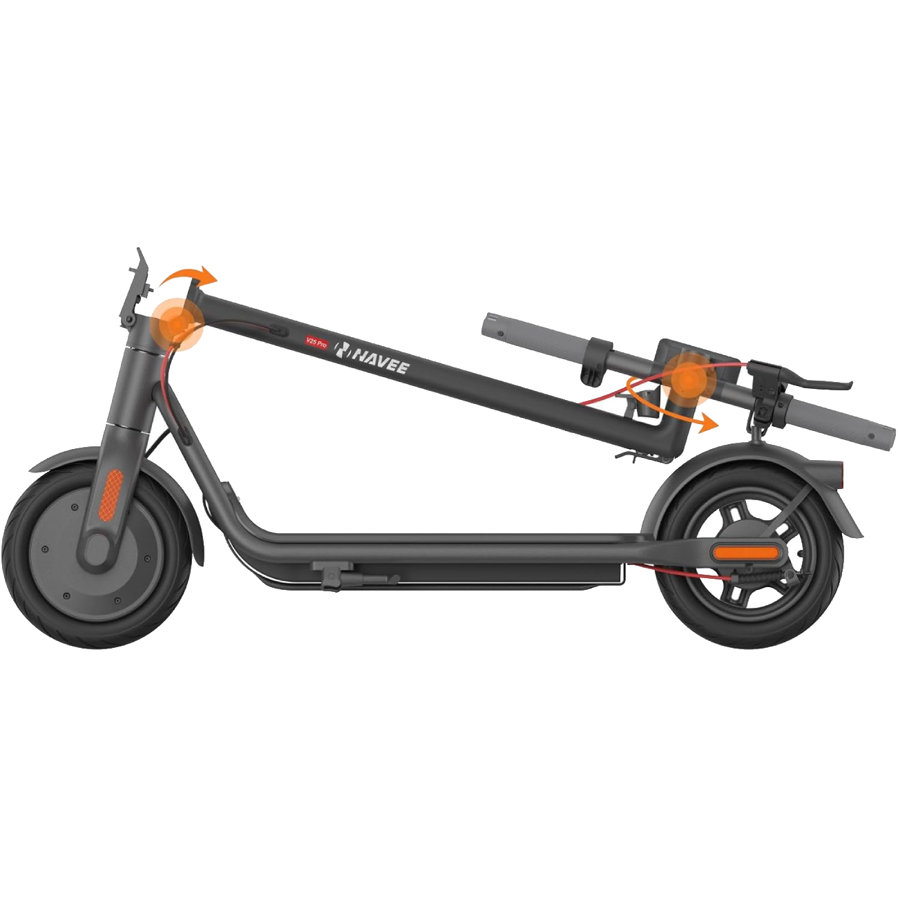 קורקינט חשמלי מתקפל Navee V25i Pro - צבע שחור שנה אחריות ע