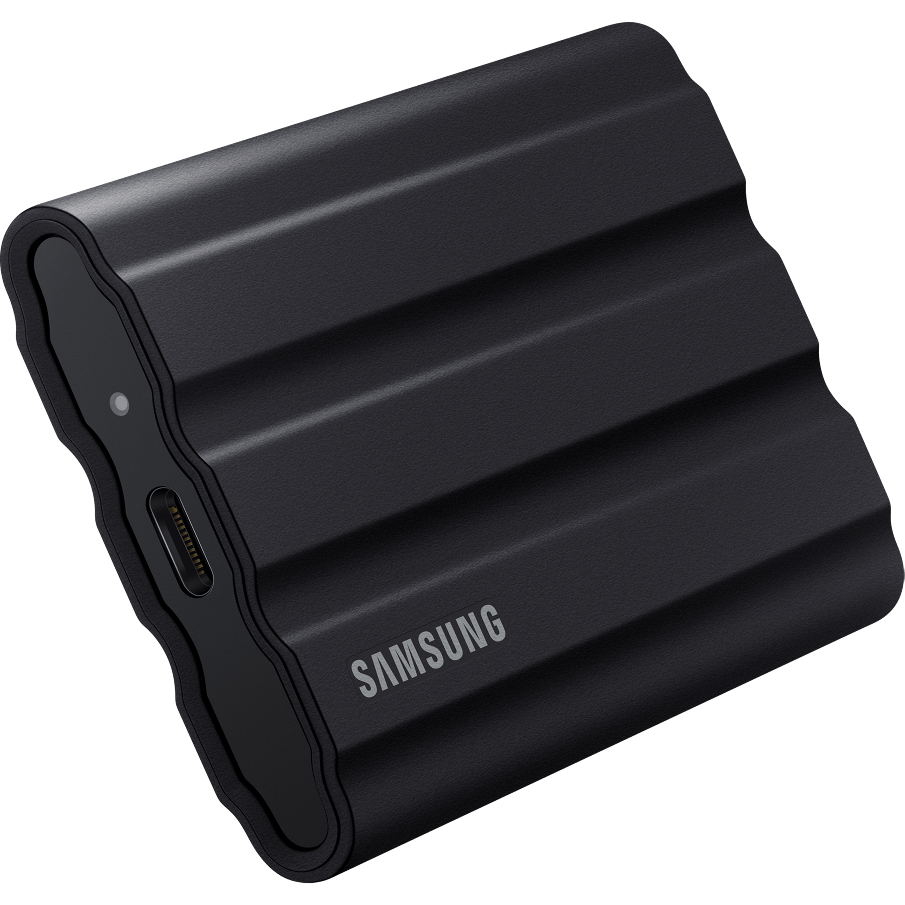 כונן SSD חיצוני נייד Samsung T7 Shield MU-PE2T0S/WW 2TB USB 3.2 Gen 2 IP65 - צבע שחור שלוש שנות אחריות ע