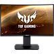 מסך מחשב גיימינג קעור 23.6'' Asus TUF Gaming VG24VQR Freesync Premium VA FHD 1ms 165Hz - צבע שחור שלוש שנות אחריות ע"י היבואן הרשמי