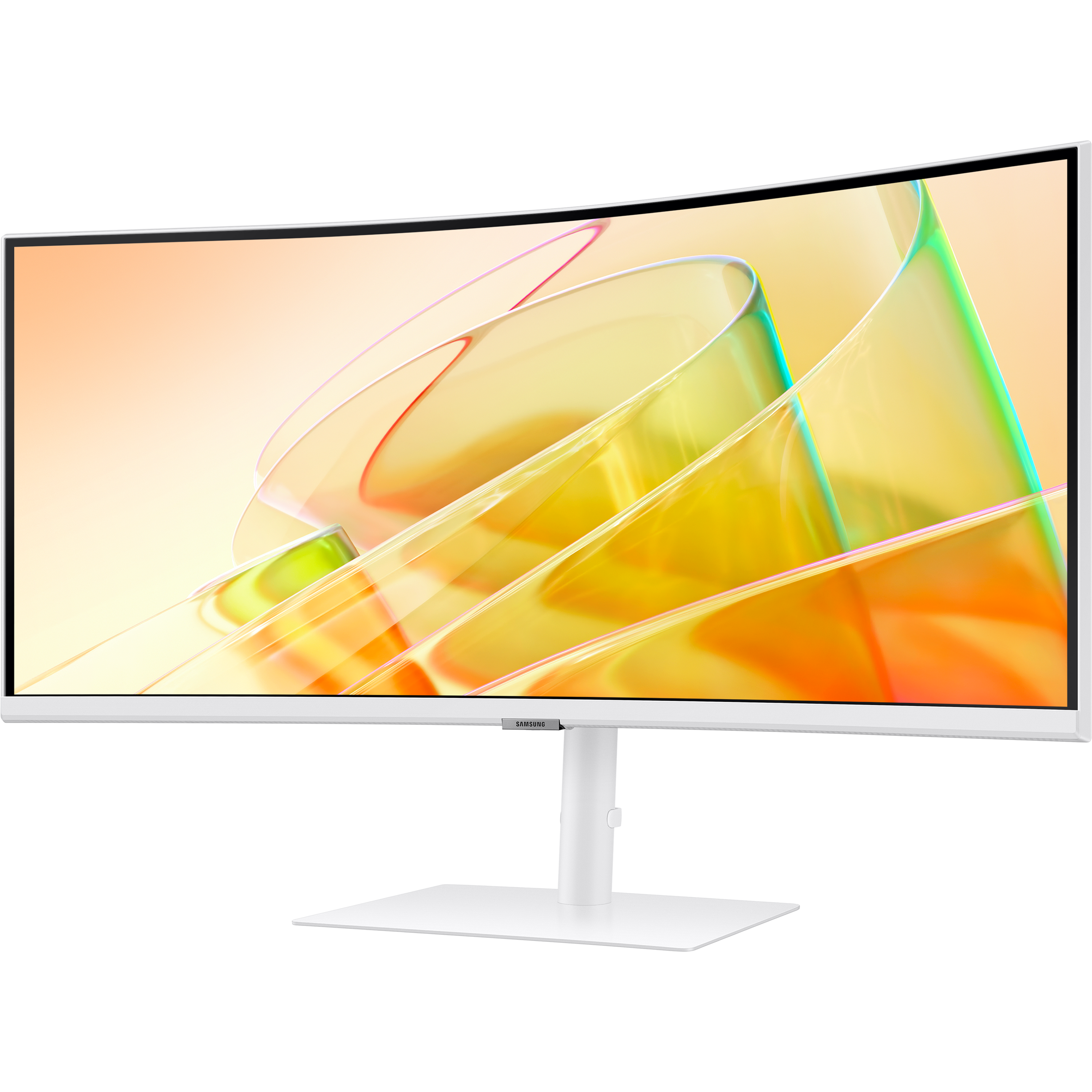 מסך מחשב 34'' Samsung ViewFinity S6 S34C650TAM FreeSync VA Thunderbolt 4 UWQHD 100Hz - צבע לבן שלוש שנות אחריות ע