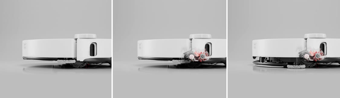 שואב אבק רובוטי חכם ושוטף עם מערכת ניקוי ברטט Roborock S8 MaxV Ultra VibraRis - צבע לבן שנה אחריות ע"י היבואן הרשמי