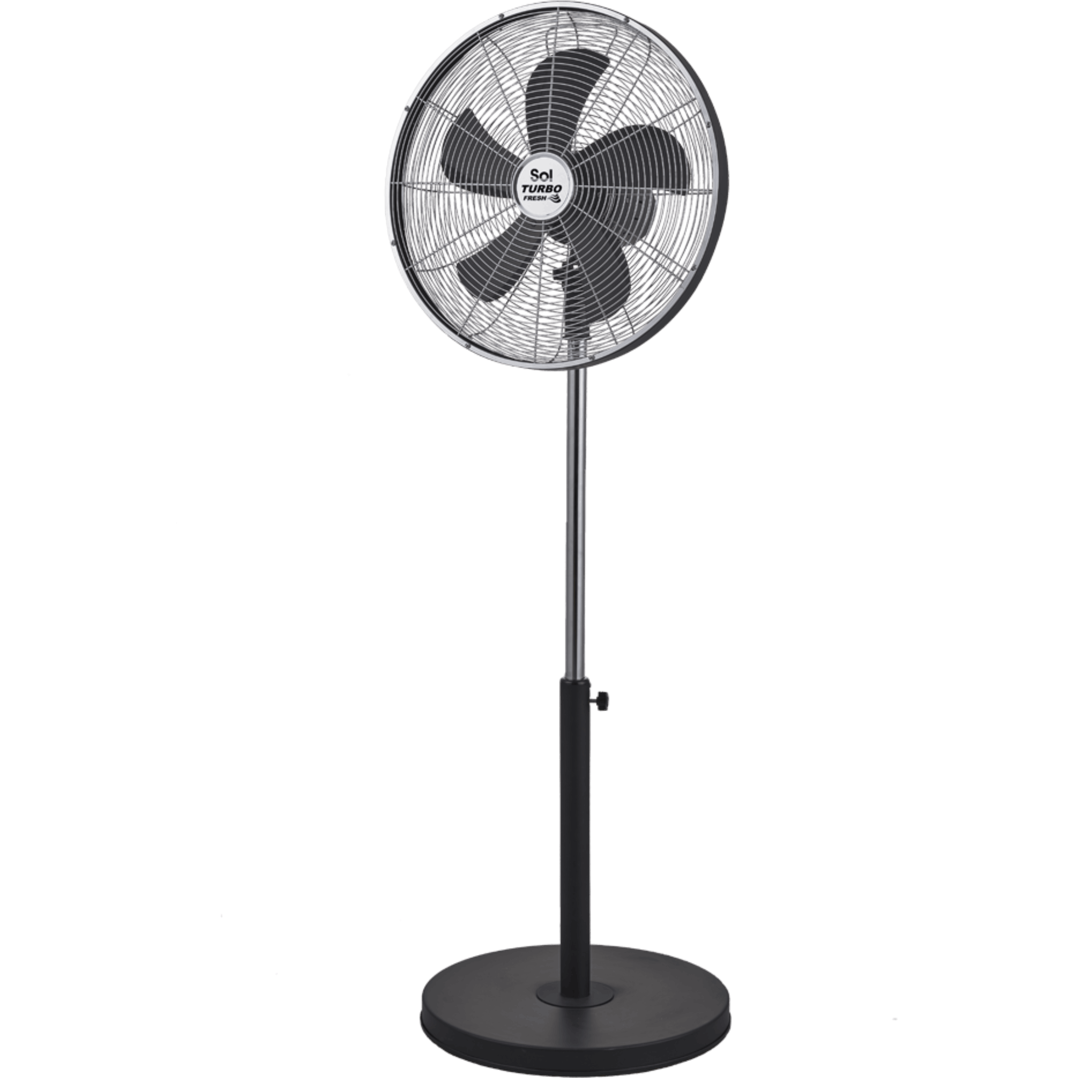 מאוורר עמוד 16" SOL SL-5300 - צבע שחור מט אחריות ע"י היבואן הרשמי 