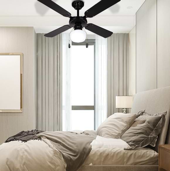 מאוורר תקרה קוטר 42 Matrix Wind 60W - צבע שחור אחריו ע"י היבואן הרשמי 