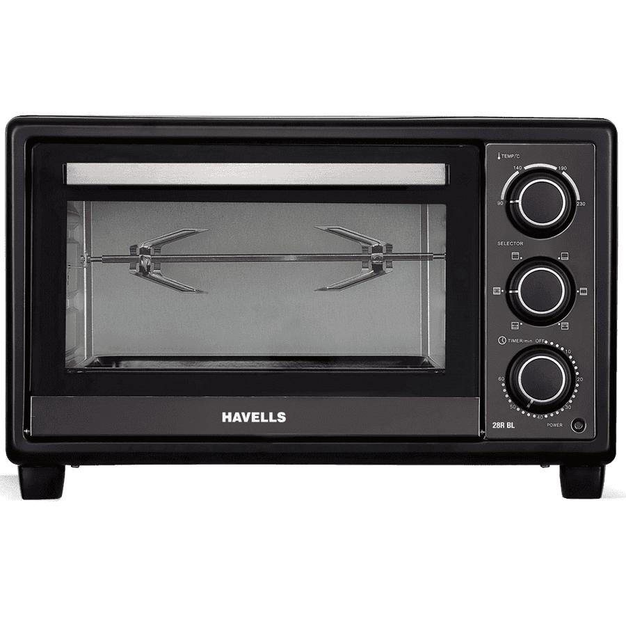 Havells 1500 Watt Oven Toaster Grill (28R BL, Black) 