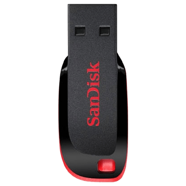 Buy Sandisk Cruzer Blade 16GB 2.0 Pen Drive (Black) Online - Croma