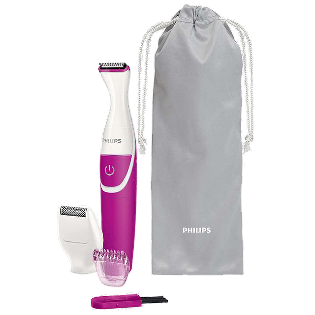 Buy Philips BikiniGenie Stainless Steel Blades Cordless Trimmer (Wet & Dry  Shave, BRT382/15, White/Pink) Online - Croma