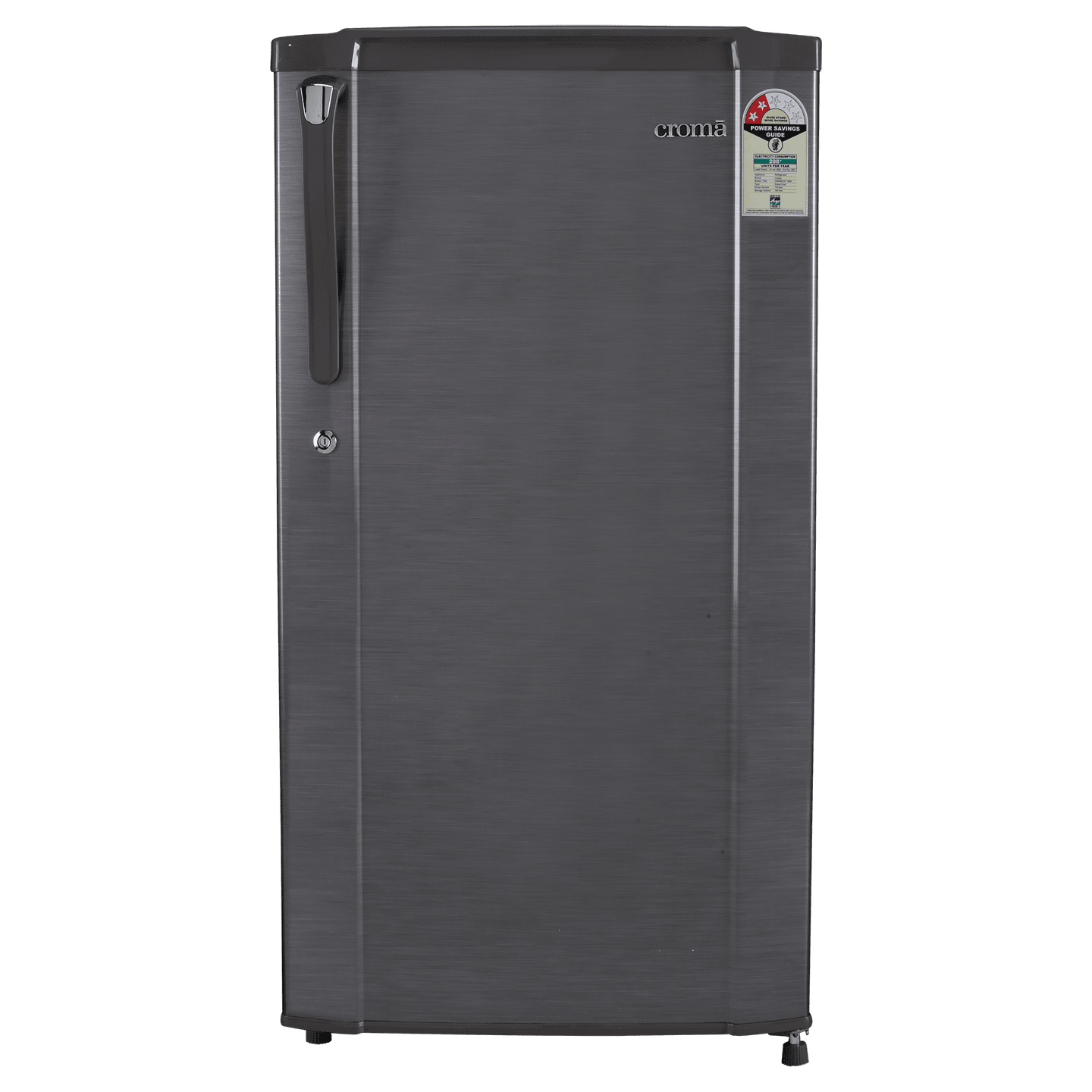 Croma 170 Litres 2 Star Direct Cool Single Door Refrigerator (CRAR0215, Brushline Silver)