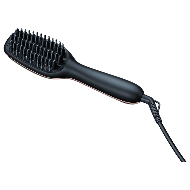 Buy Beurer Style Pro with Cord Straightening Brush (Ceramic Coating, HS60,  Black) Online - Croma