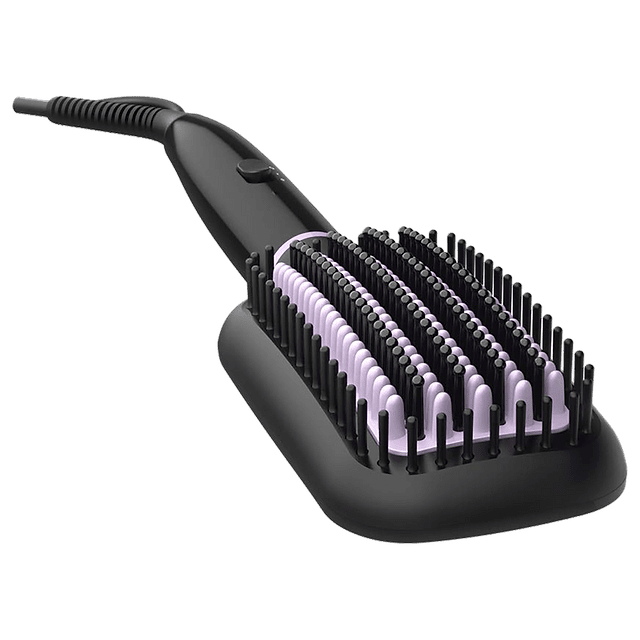 Buy Philips StyleCare Essential Hair Straightening Brush (SilkPro Care,  BHH880/10, Black) Online - Croma