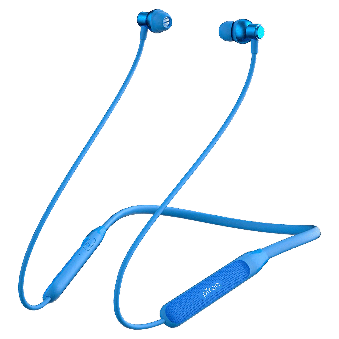 pTron Tangent Evo 140318076 In-Ear Wireless Earphone with Mic (Bluetooth 5.0, Deep Bass, Blue)  